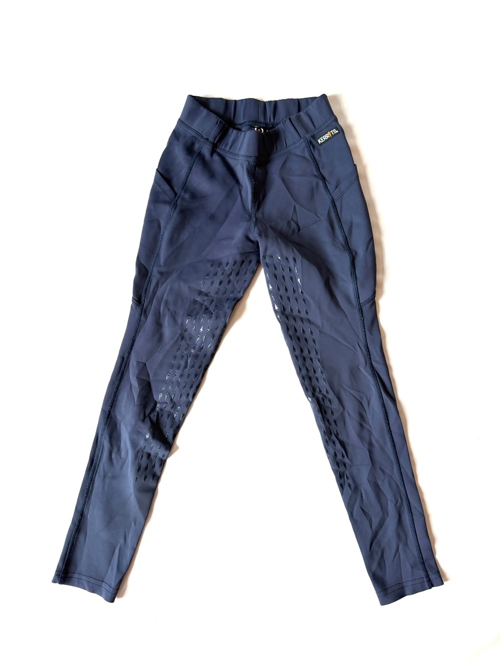 Kerrits Kids Riding Tight breeches navy blue girls Large